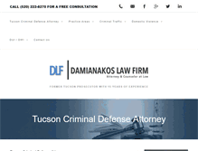 Tablet Screenshot of damianakoslaw.com